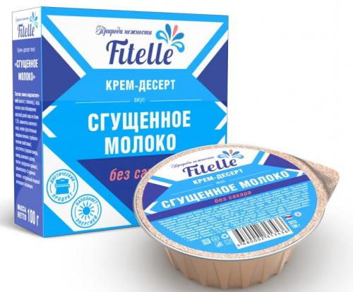 FitParad Крем-десерт Сгущенное молоко 100 грамм