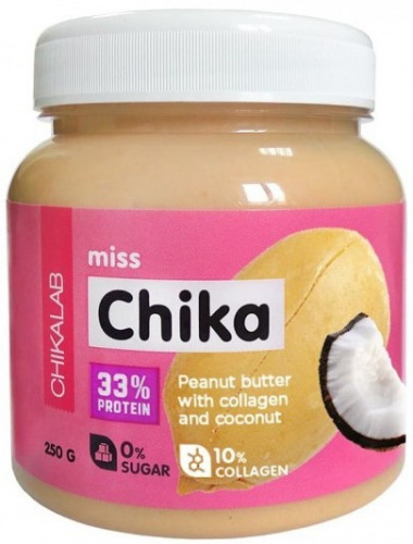Chikalab MISS CHIKA Арахисовая паста 250 грамм
