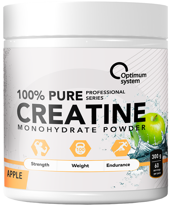 Optimum System 100% Pure Creatine Monohydrate (Со Вкусом) 300 грамм