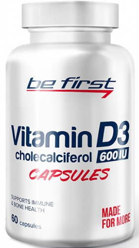 Be First Vitamin D3 60 капсул