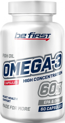 Be First Omega-3 60% High Concentration 60 капсул