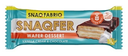 SNAQ FABRIQ Вафельный протеиновый батончик Snaqfer глазированный 45 грамм