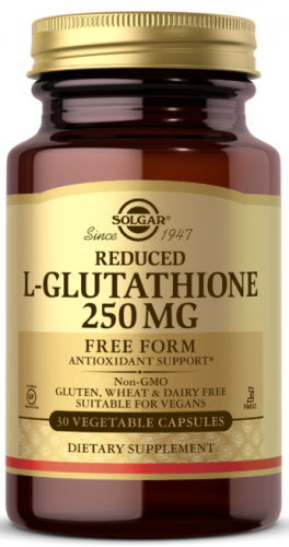 Solgar Reduced L-Glutathione 250 мг 30 вег.капсул