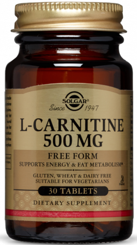 Solgar L-Carnitine 500 mg Tablets 30 таблеток