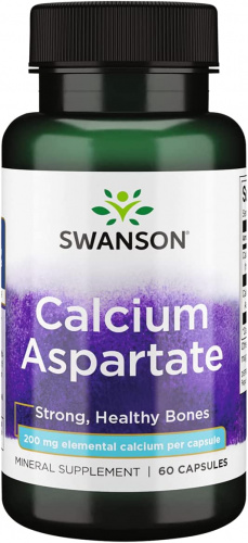 Swanson Calcium Aspartate 200 мг 60 капсул