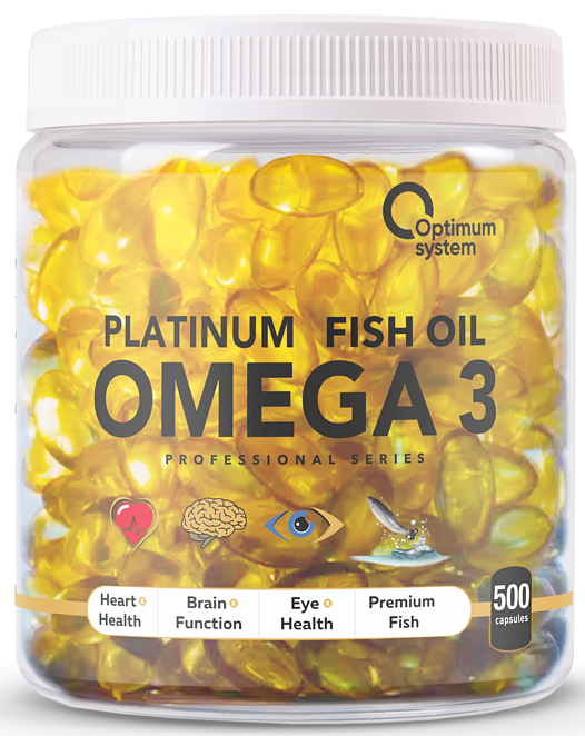 Optimum System Platinum Omega 3 500 капсул