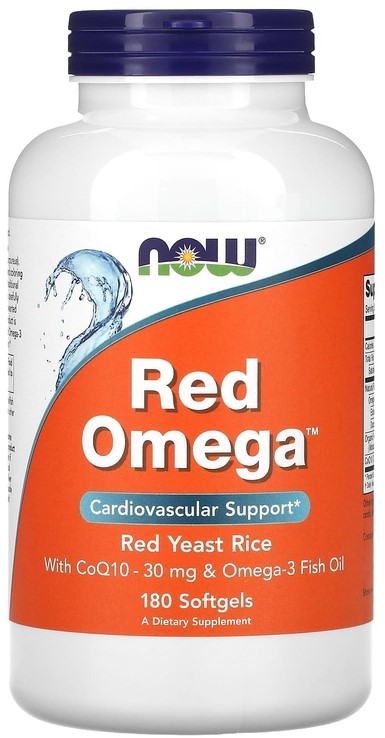 NOW Red Omega 180 капсул