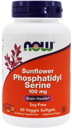 NOW Phosphatidyl Serine 100 мг 60 капсул