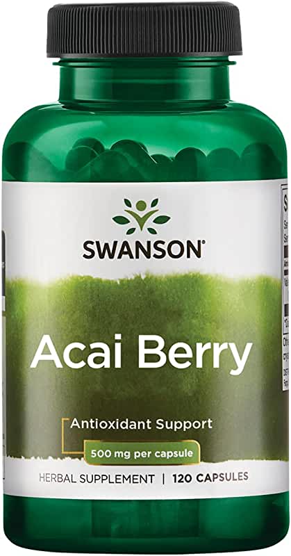 Swanson Acai Berry 500 мг 120 капс