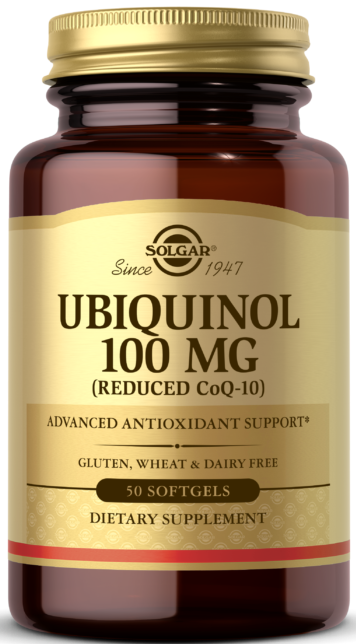 Solgar Ubiquinol 100 mg Softgels 50 капсул