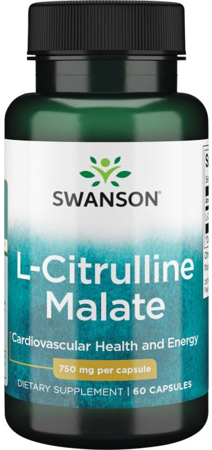 Swanson L-Citrulline Malate 750 mg 60 капсул