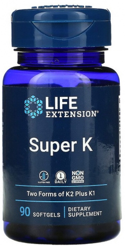 Life Extension Super K 90 капсул