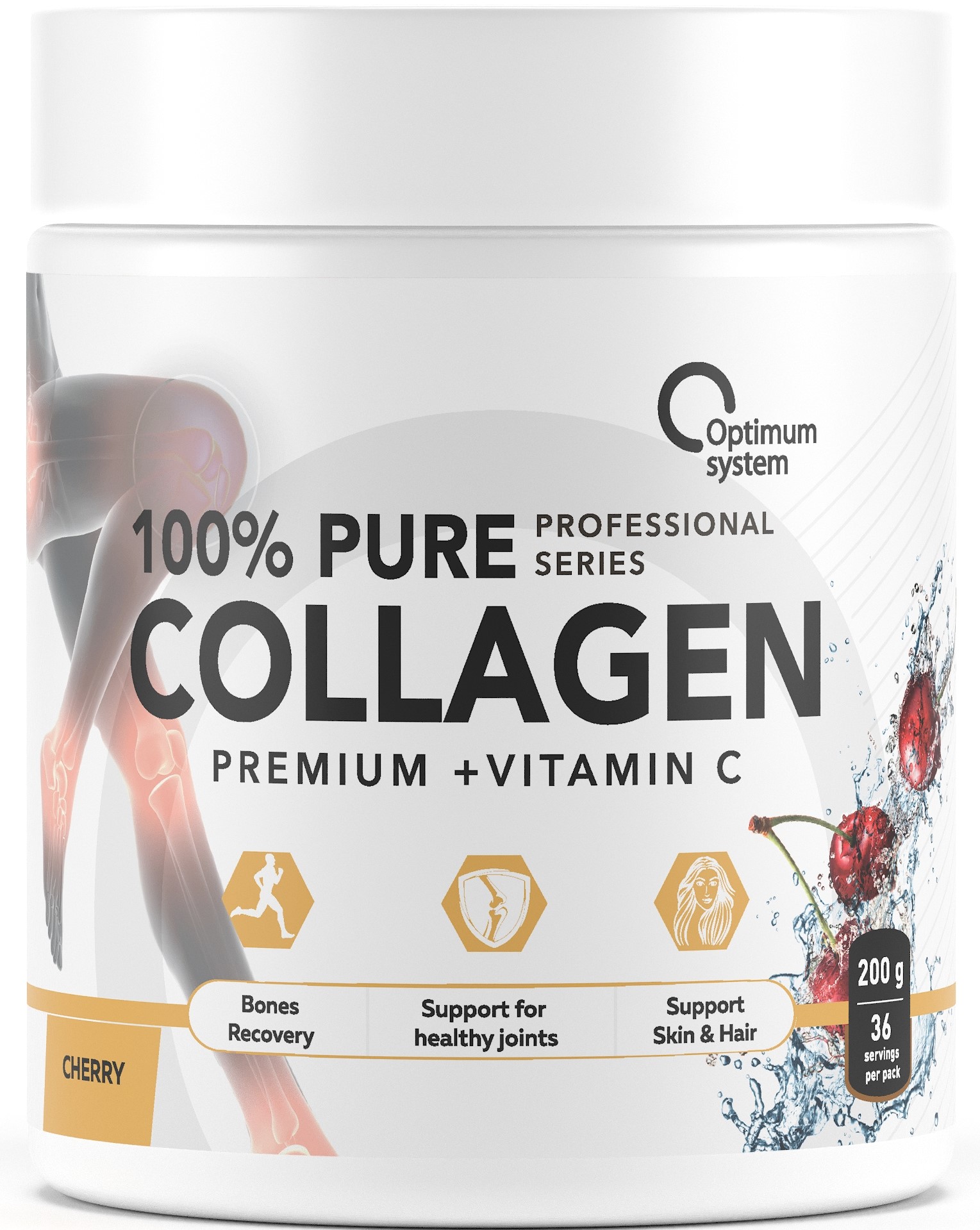 Optimum System Collagen Powder 200 грамм