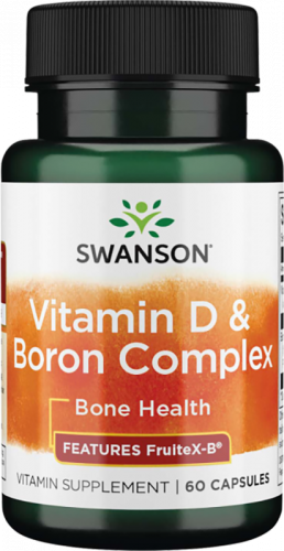 Swanson Vitamin D & Boron Complex - Features FruiteX-B 60 капс
