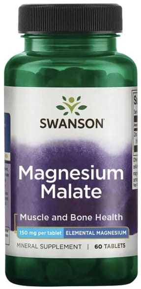 SWANSON Magnesium Malate 150 мг 60 таблеток