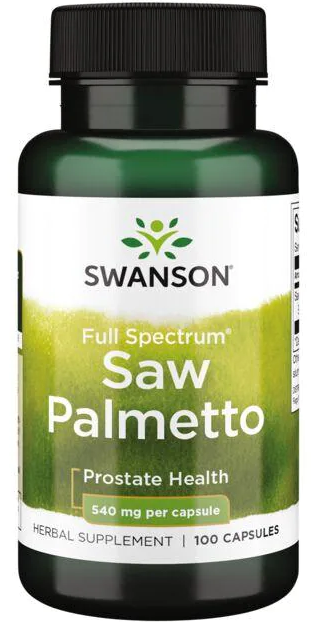 Swanson Full Spectrum Saw Palmetto (Сереноа пальметто полный спектр) 540 мг 100 капсул