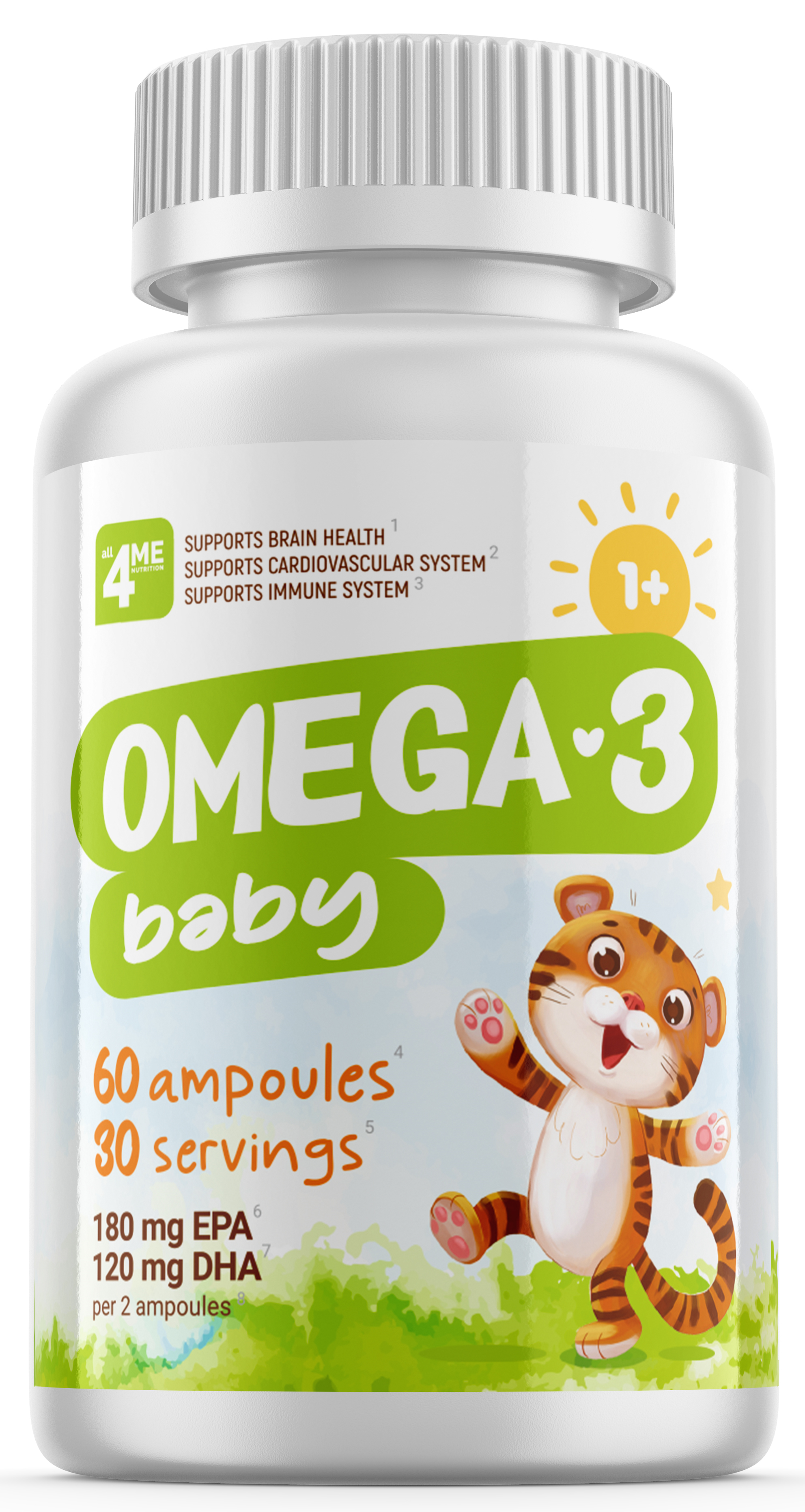 4Me Nutrition Omega-3 baby (1+) 60 амп.