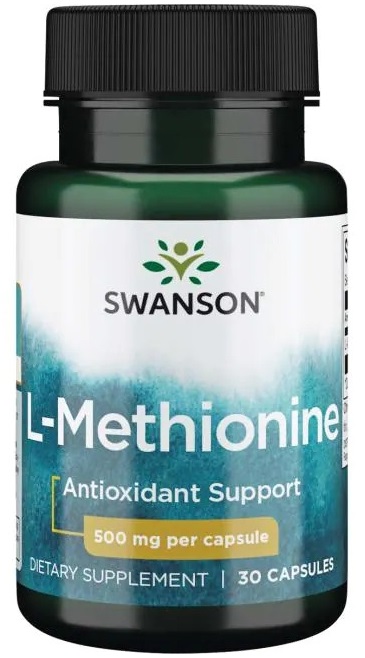 SWANSON L-Methionine 500 мг 30 капсул