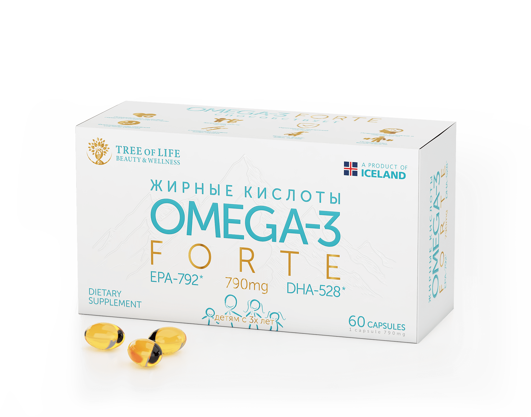 Tree of Life Omega 3 forte 60 капсул