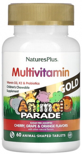 Nature's Plus Animal Parade GOLD 60 жев. таб.