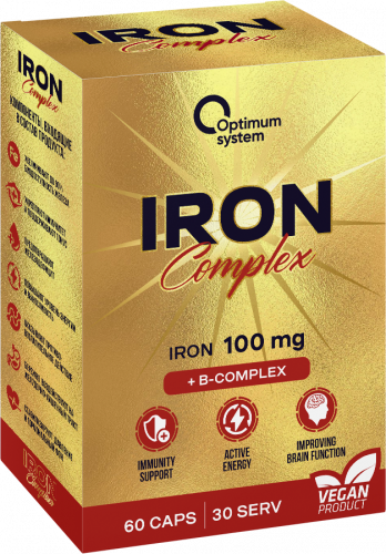 Optimum System Iron Complex Gold Series (Железо) 60 капсул