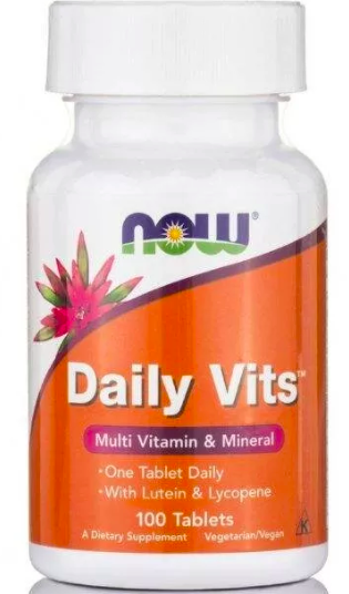 NOW Daily Vits 100 таблеток