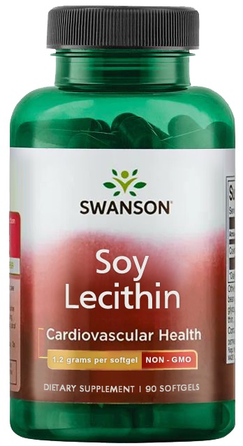 Swanson Soy Lecithin Non-Gmo 1200 Mg 90 капсул