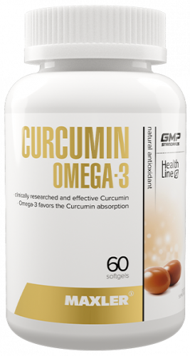 Maxler Curcumin Omega-3 60 капсул