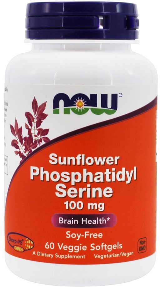 NOW Phosphatidyl Serine 100 мг 60 капсул