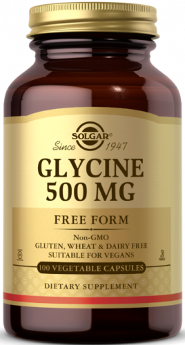 Solgar Glycine 500 mg Vegetable Capsules 100 капсул