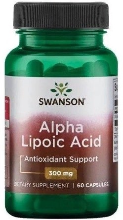 Swanson Alpha Lipoic Acid 300 mg 60 капсул