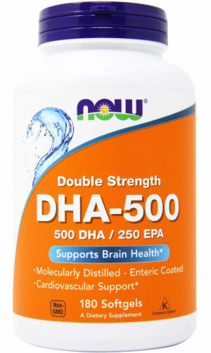 NOW DHA-500 180 капсул