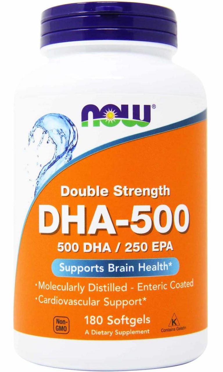 NOW DHA-500 180 капсул