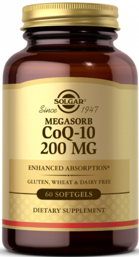 Solgar Megasorb CoQ-10 200 mg Softgels 60 капсул