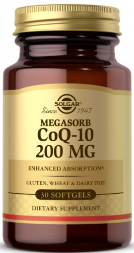 Solgar Megasorb CoQ-10 200 mg Softgels 30 капсул
