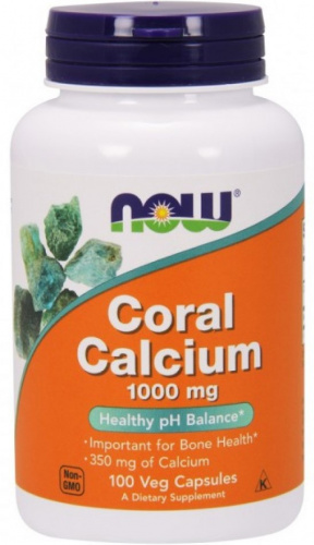 Now Coral Calcium 1000 мг 100 капсул