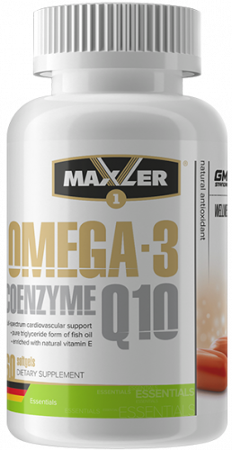 Maxler Omega-3 Coenzyme Q10 60 капсул