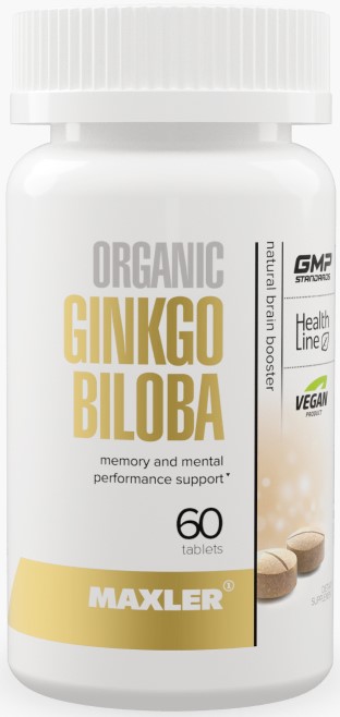 Maxler Organic Ginkgo Biloba 60 таблеток