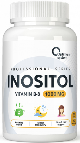 Optimum System Inositol 1000 мг Инозитол  60 капсул