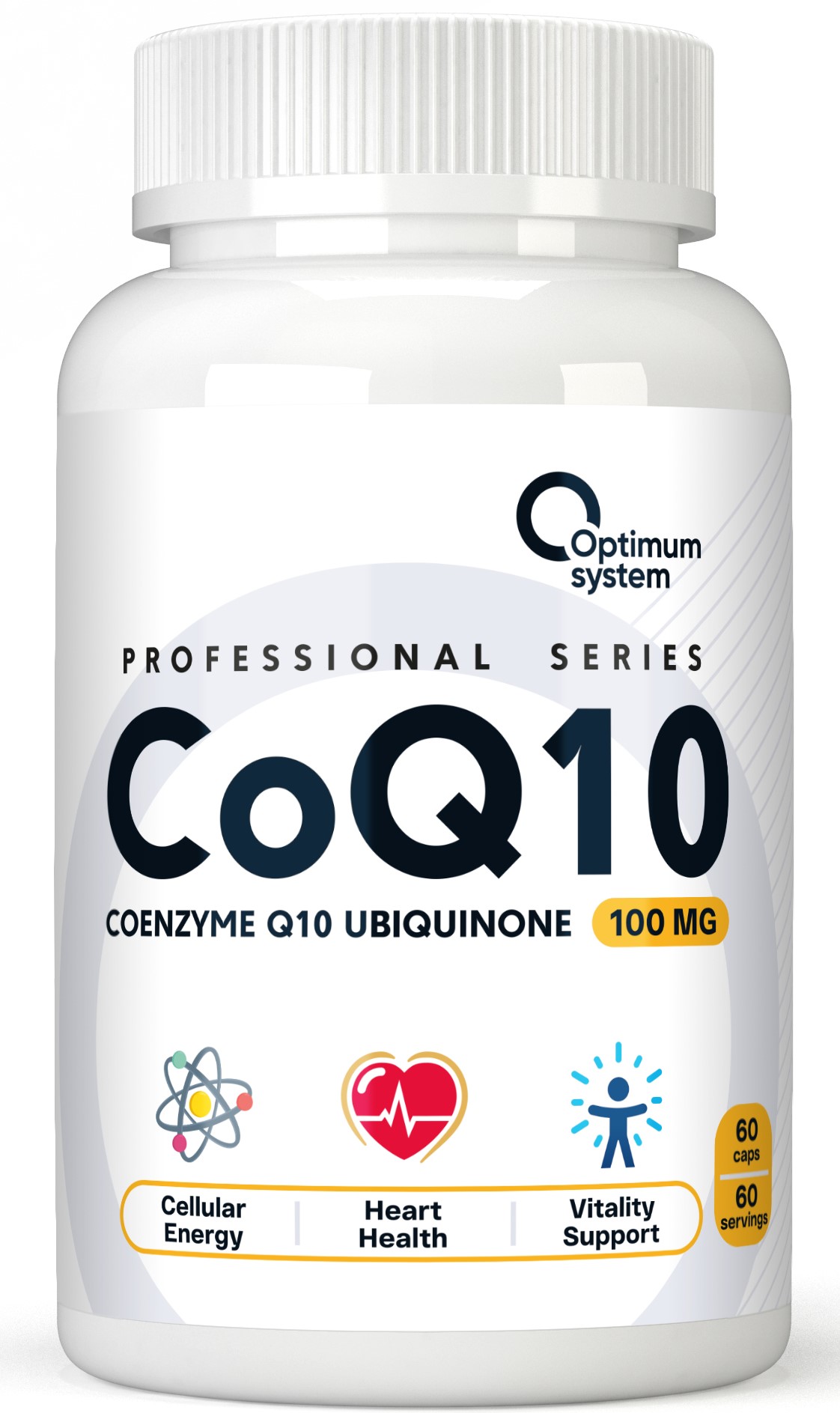 Коэнзим Q10 Optimum System Coenzyme Q10 Ubiquinone 100 мг 60 капсул