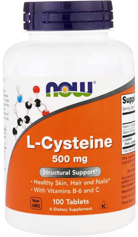 NOW L-Cysteine 500 мг 100 таблеток