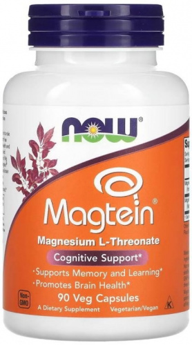 Now Foods Magtein (L-треонат магния) 90 капсул