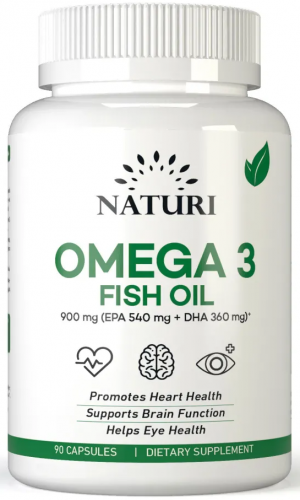 NATURI OMEGA 3 Fish Oil 90 капсул