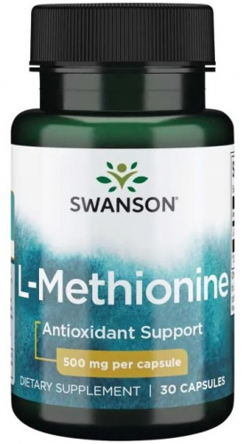 SWANSON L-Methionine 500 мг 30 капсул