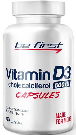 Be First Vitamin D3 60 капсул