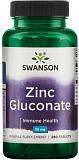Swanson Zinc Gluconate 30 мг 250 таблеток