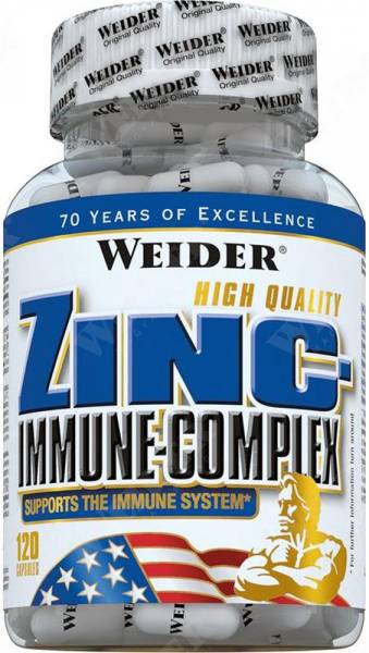 Weider Zink Immune Complex 120 капсул