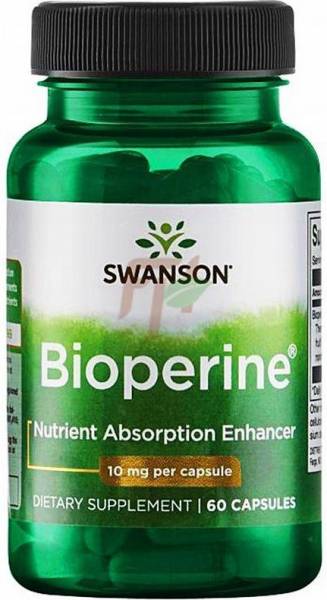 Swanson Bioperine 10 мг 60 капсул