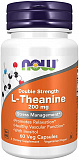 NOW L-Theanine 200 мг 60 капсул