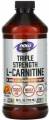 NOW L-Carnitine Triple Strength (Л-карнитин жидкий) 473 мл